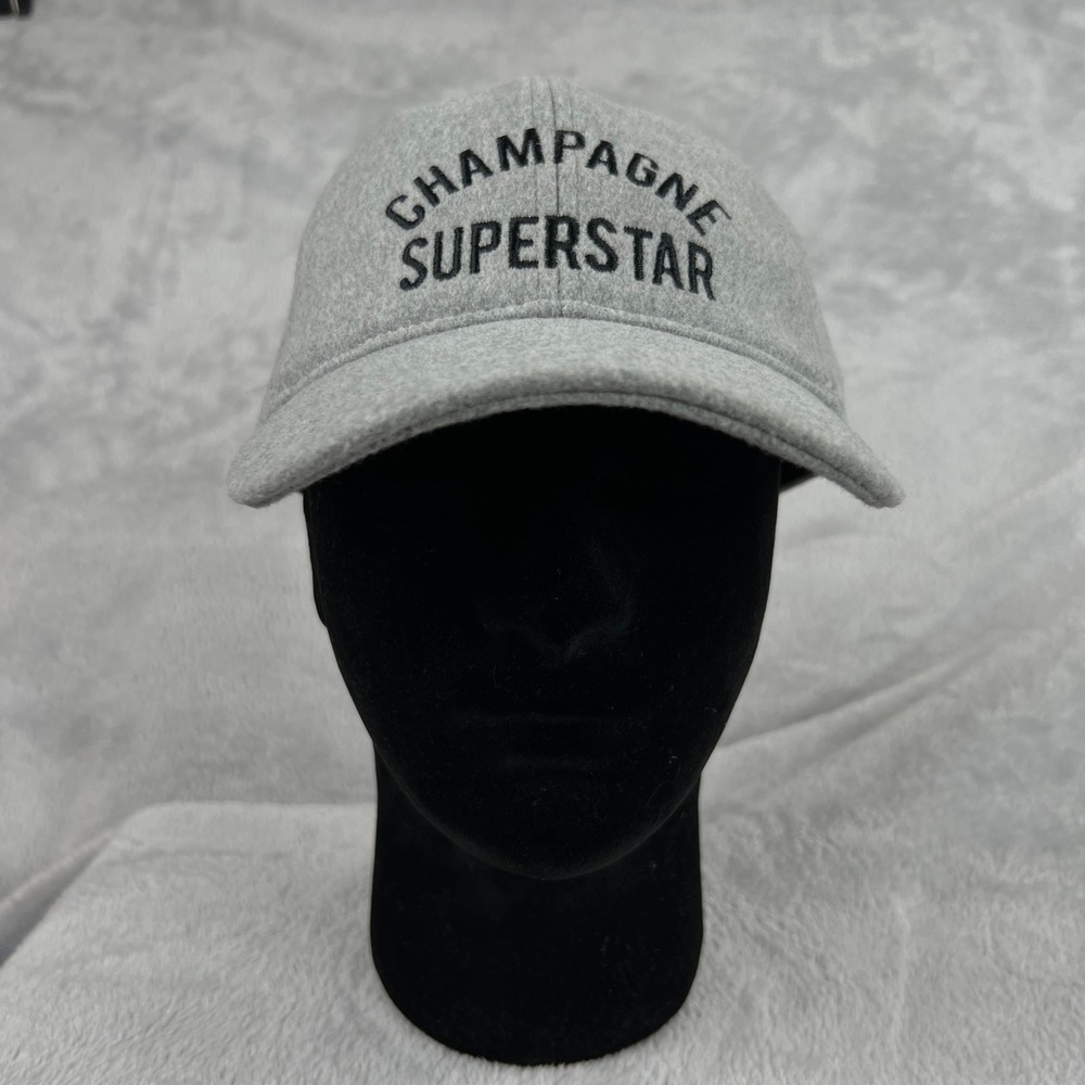 Express Champagne Superstar Baseball Cap OS Grey Men Streetwear Graphic Hat